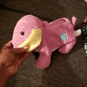 Pink puppy shape purse